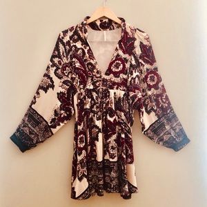 Free People Boho Midi Dress